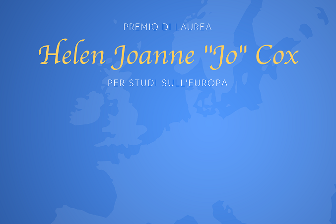 Premio di Laurea “Jo Cox” per Studi sull’Europa