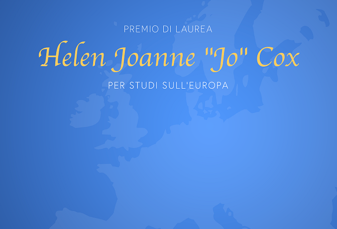 Premio di Laurea “Jo Cox” per Studi sull’Europa